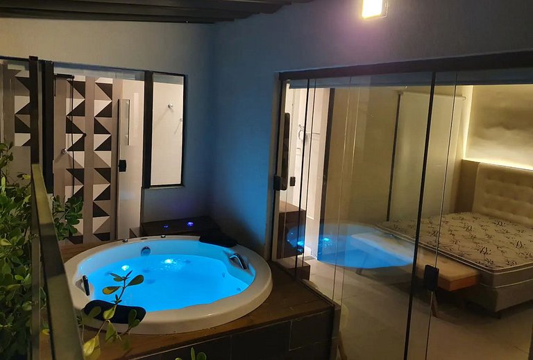 Flat 2 | Apê com jacuzzi de frente para o mar