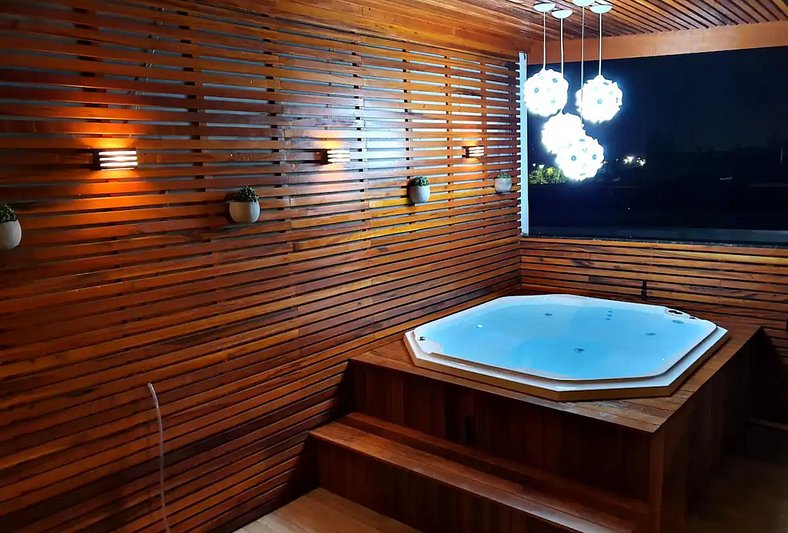 Studio 1 | Studio com jacuzzi na frente da praia