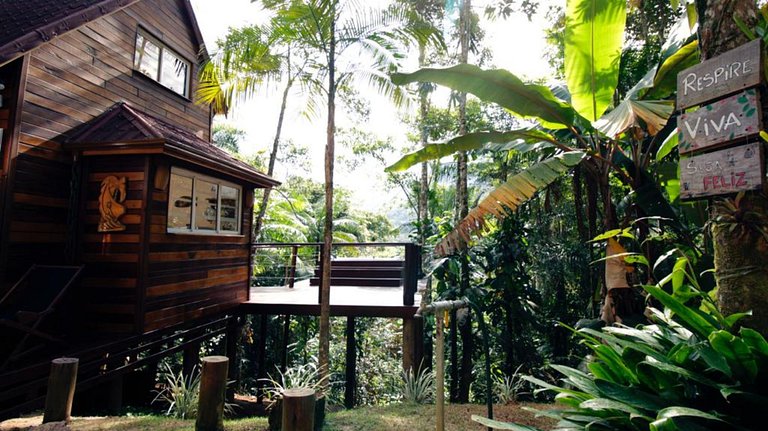 Tiny House Ubatuba | Uma jacuzzi em meio à Mata Atlântica